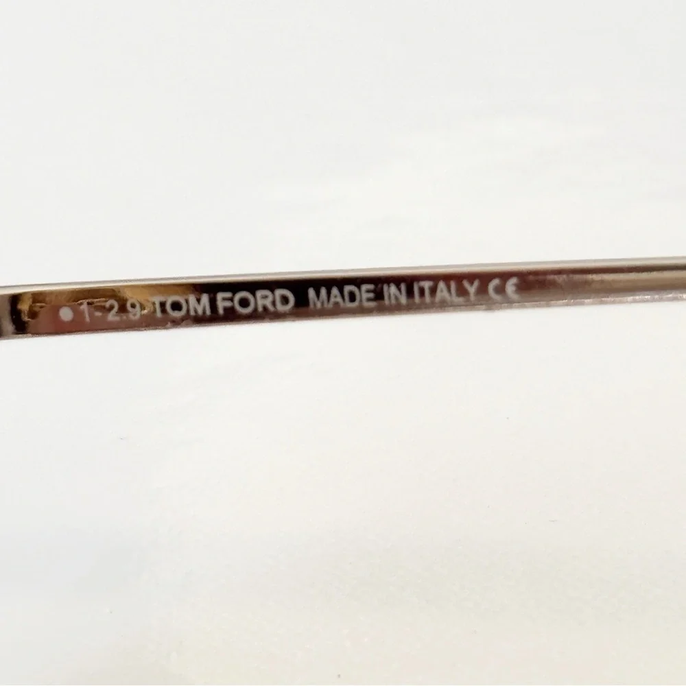 Tom Ford Round Sunglasses TF757 Cleo 28A Gold 59mm FT0757
